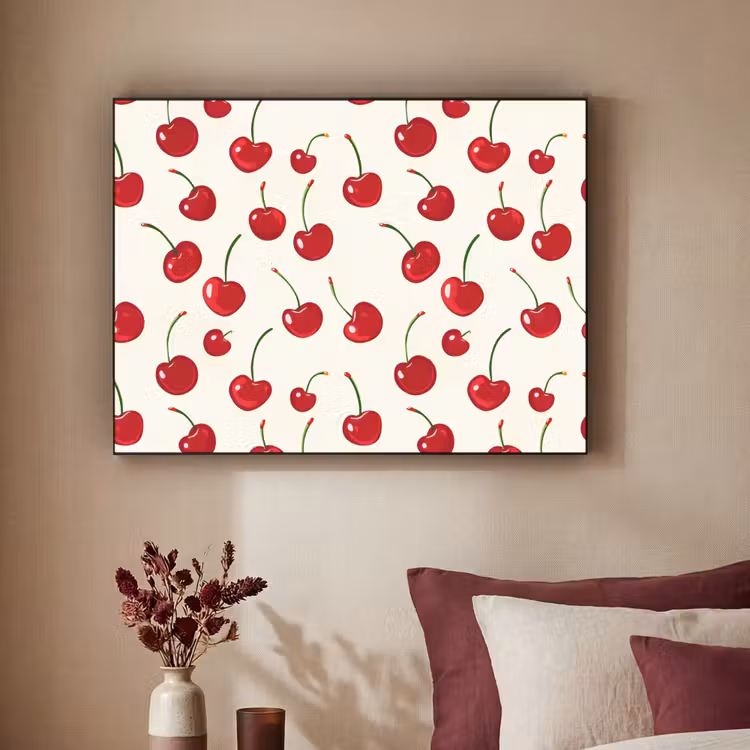 Art Frame - Kersen - Minimalistisch - Rood — 2