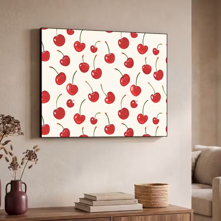 Art Frame - Kersen - Minimalistisch - Rood — 4