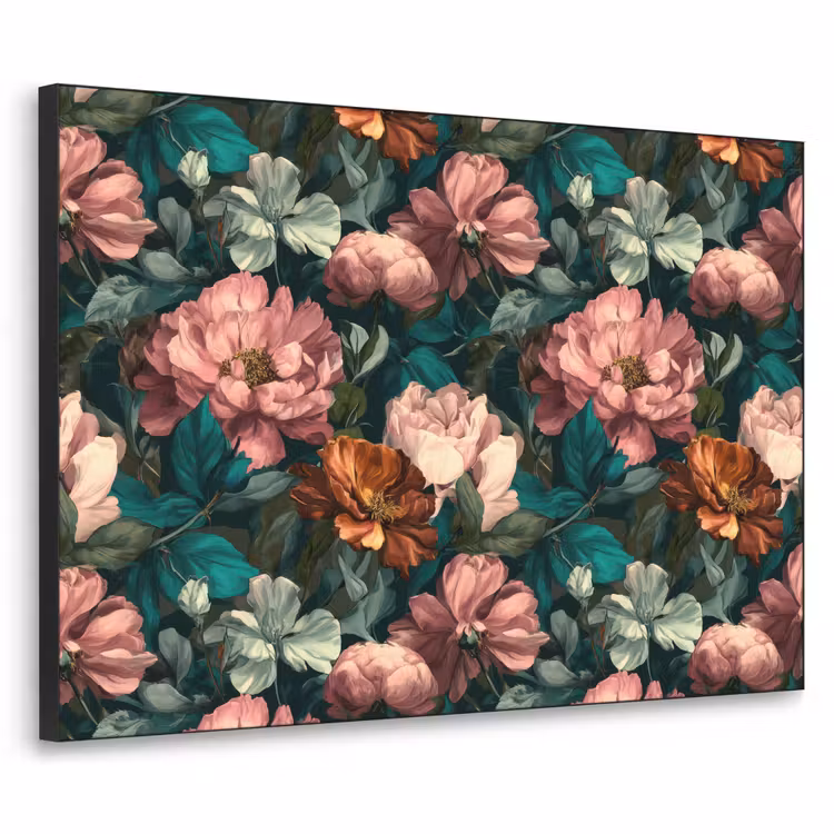 Art Frame - Bloemen - Schilderachtig - Patroon - Roze — 1