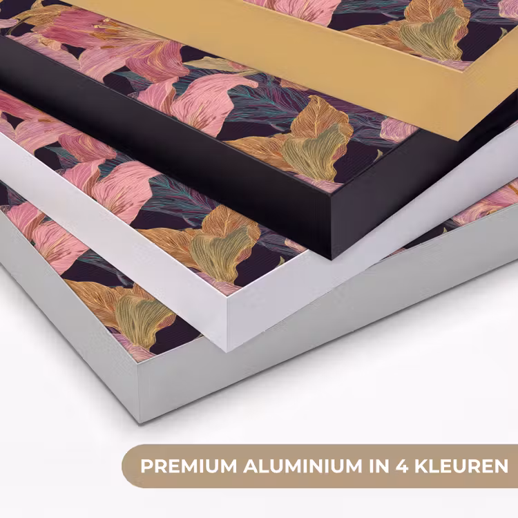 Art Frame - Lelies - Patroon - Roze - Goud — 5