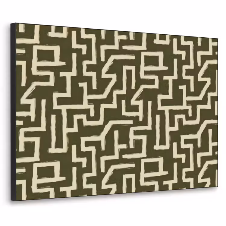 Art Frame - Abstract - Lijnen - Groen — 1