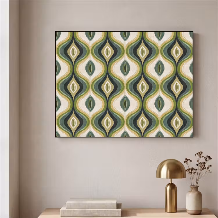 Art Frame - Abstract - Ritmisch - Groen — 3