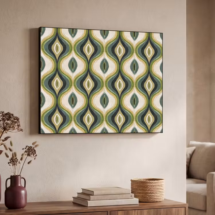 Art Frame - Abstract - Ritmisch - Groen — 4