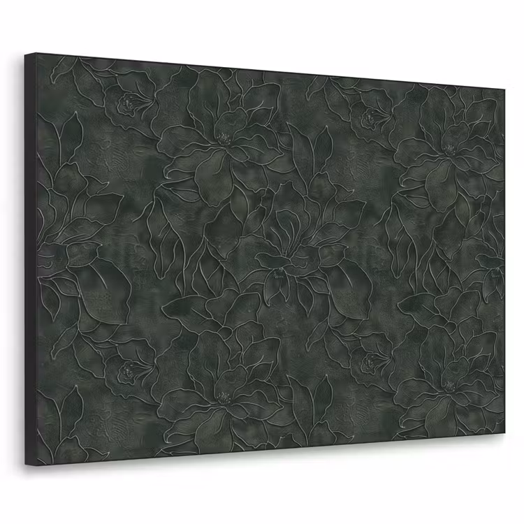 Art Frame - Bloemen - Lijnen - Groen — 1