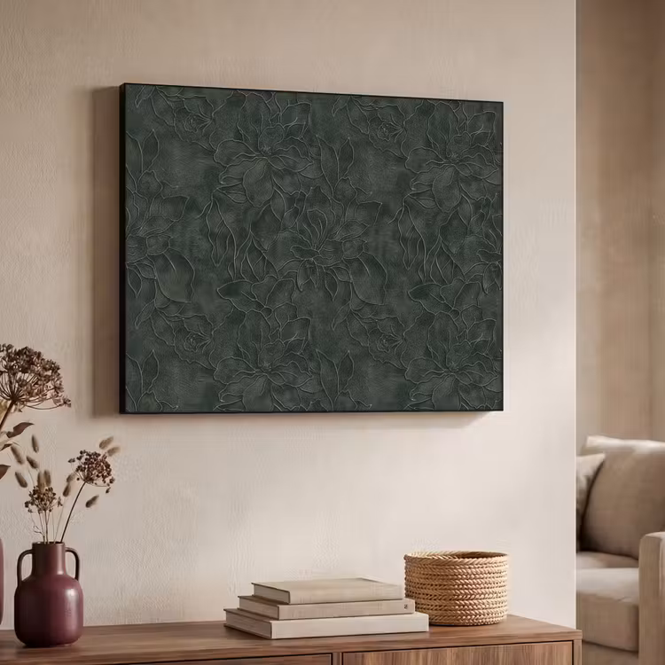 Art Frame - Bloemen - Lijnen - Groen — 4