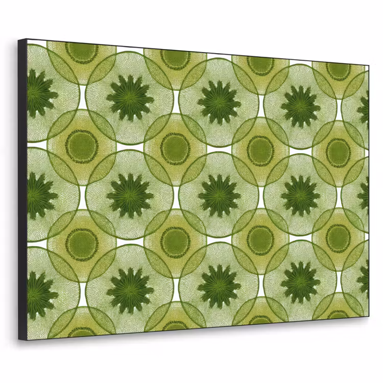Art Frame - Cirkels - Patroon - Groen — 1