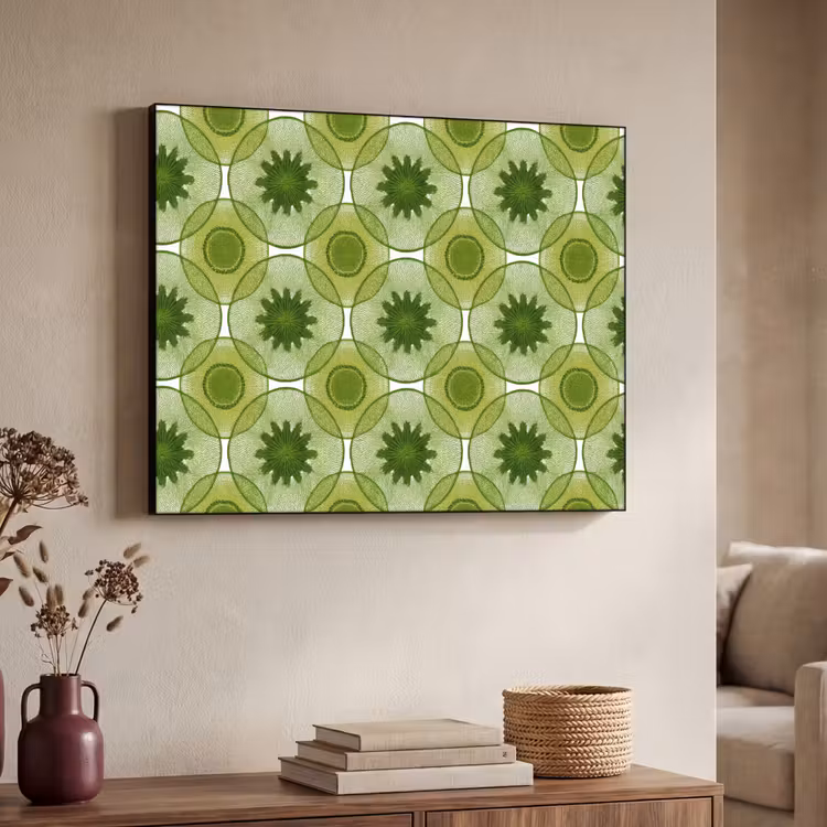 Art Frame - Cirkels - Patroon - Groen — 4