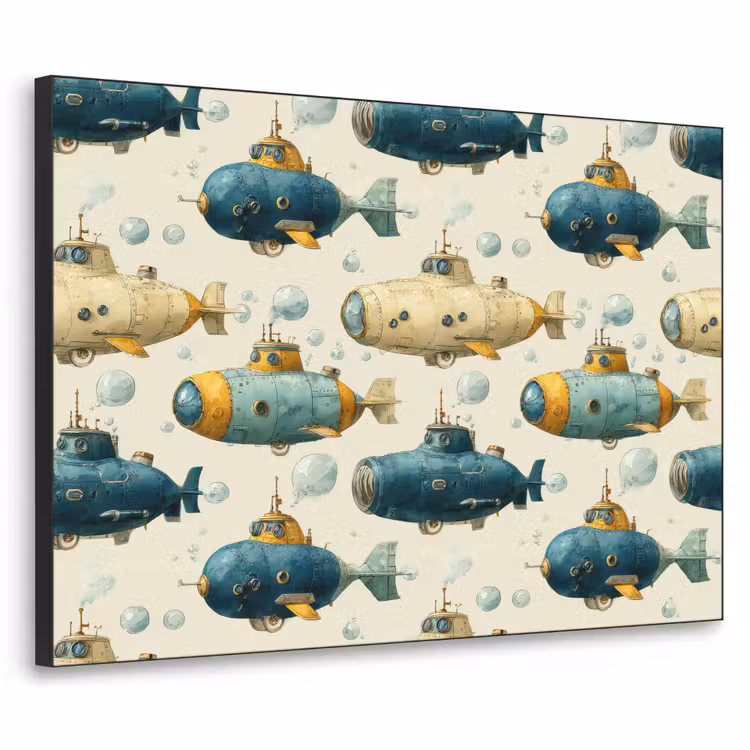 Art Frame - Duikboot - Fantasie - Kleurrijk — 1