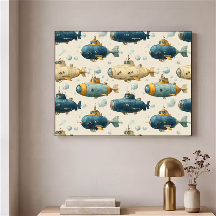 Art Frame - Duikboot - Fantasie - Kleurrijk — 3
