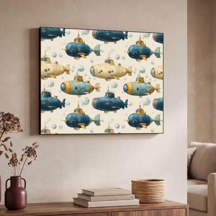 Art Frame - Duikboot - Fantasie - Kleurrijk — 4