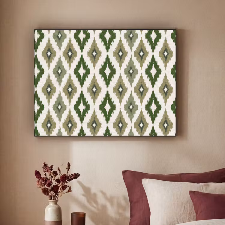 Art Frame - Geografisch - Ruitmotief - Groen — 2