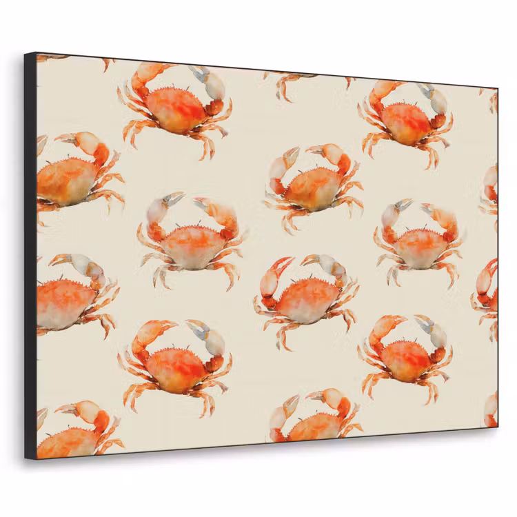 Art Frame - Krabben - Patroon - Oranje — 1