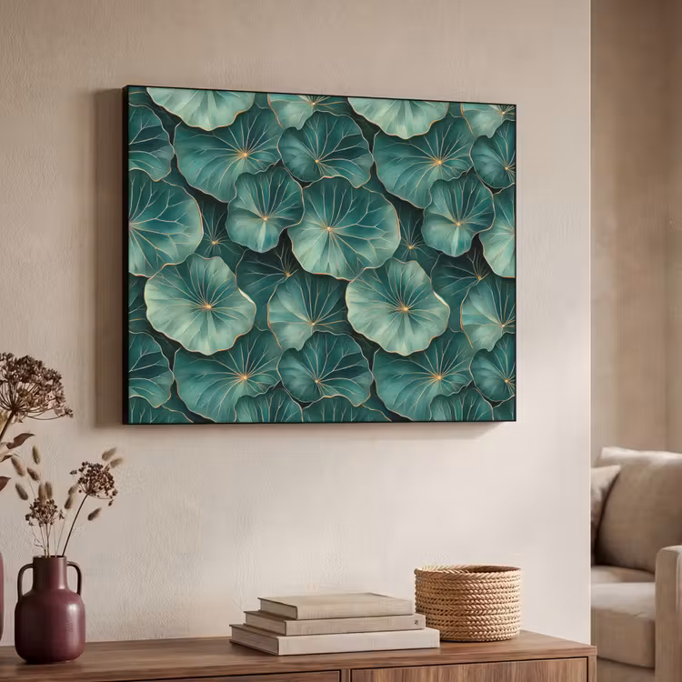 Art Frame - Patroon - Bladeren - Groen — 4