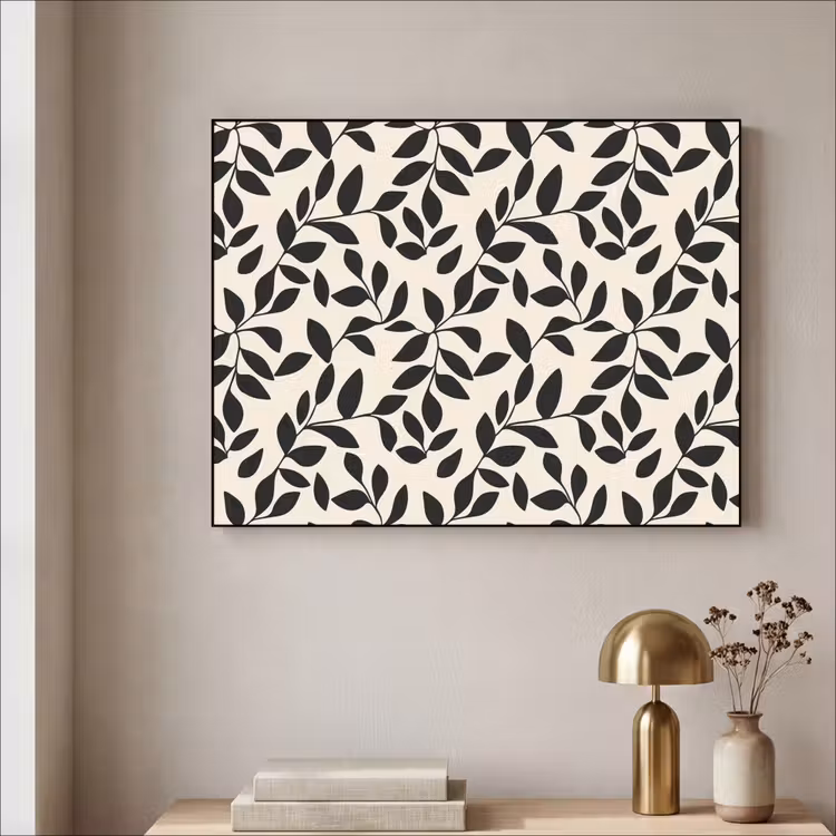 Art Frame - Elegant - Patroon - Zwart - Beige — 3