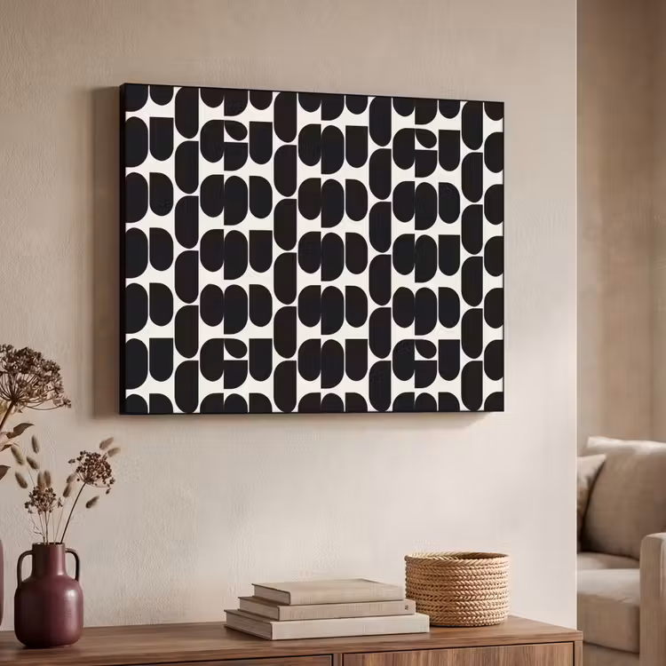 Art Frame - Modern - Patroon - Zwart — 4
