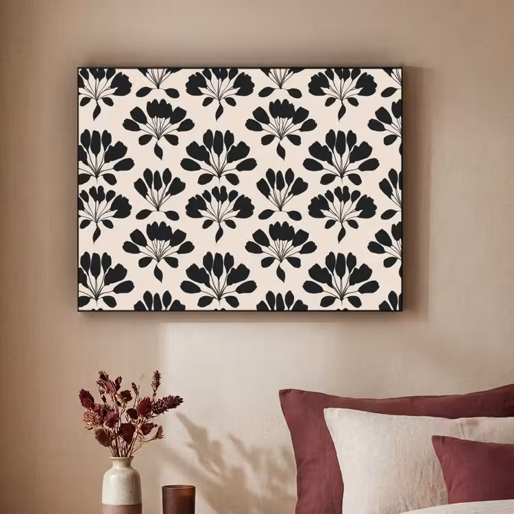 Art Frame - Abstract - Patroon - Zwart — 2
