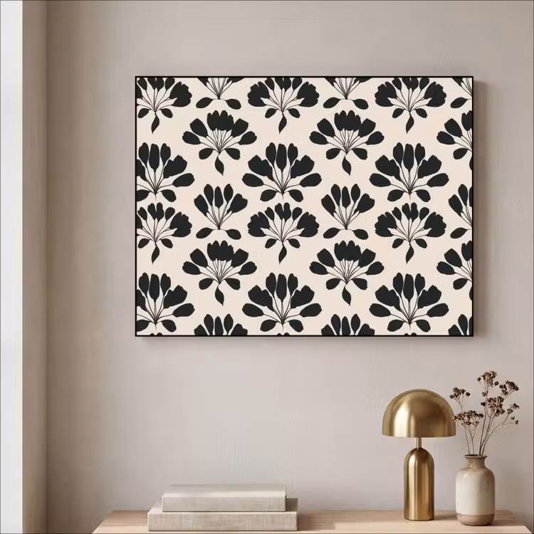 Art Frame - Abstract - Patroon - Zwart — 3