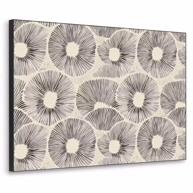 Art Frame - Cirkels - Patroon - Zwart — 1