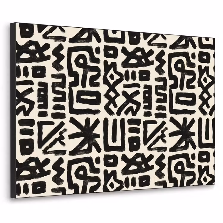 Art Frame - Geometrisch - Figuren - Zwart — 1