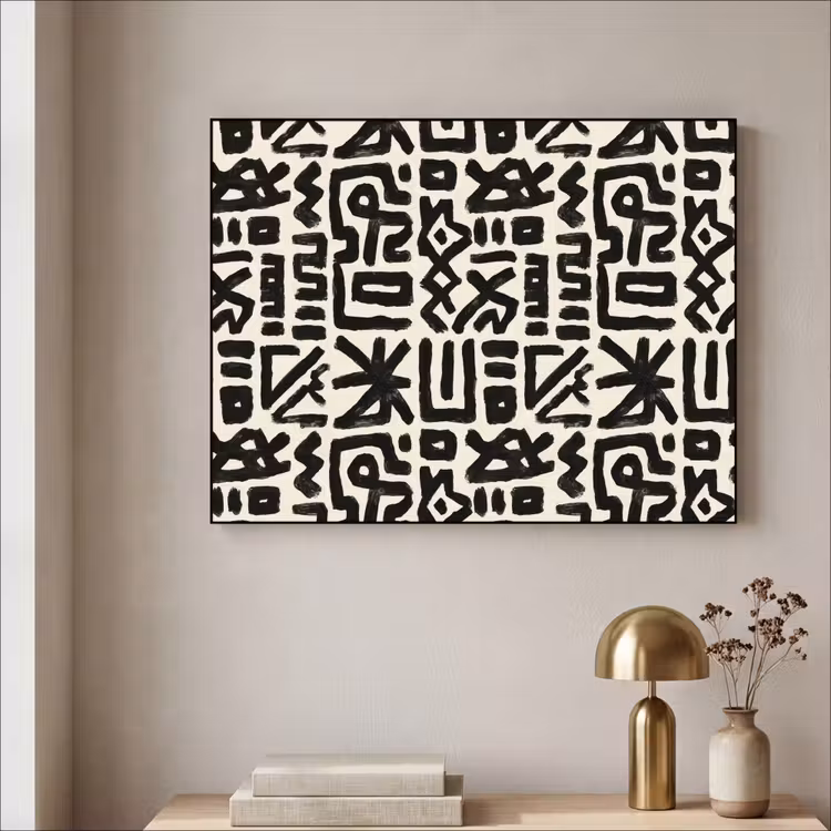 Art Frame - Geometrisch - Figuren - Zwart — 3