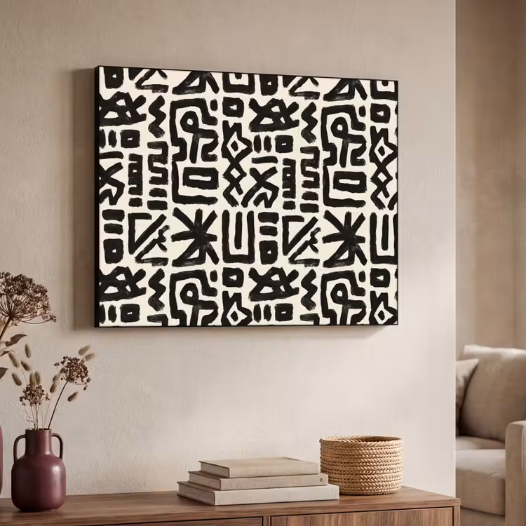 Art Frame - Geometrisch - Figuren - Zwart — 4
