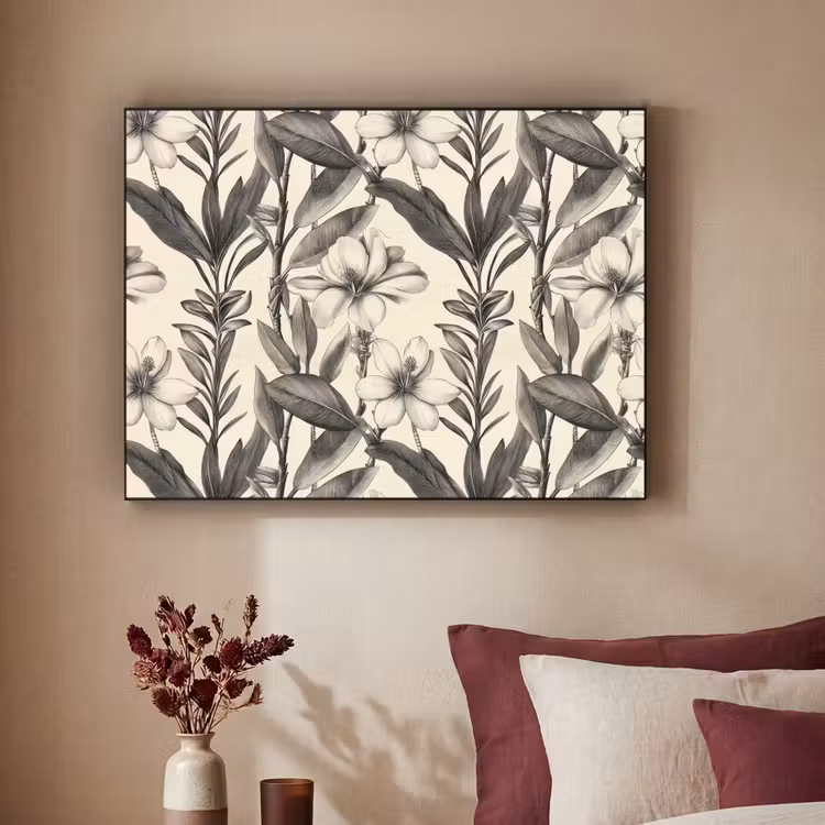Art Frame - Klassiek - Botanisch - Zwart - Beige — 2