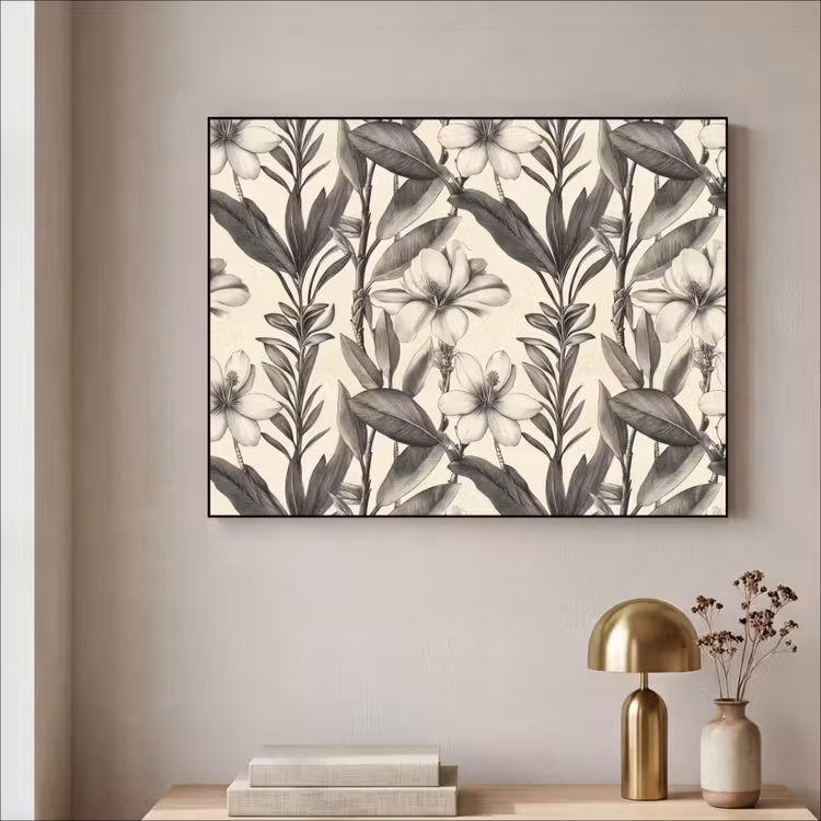 Art Frame - Klassiek - Botanisch - Zwart - Beige — 3