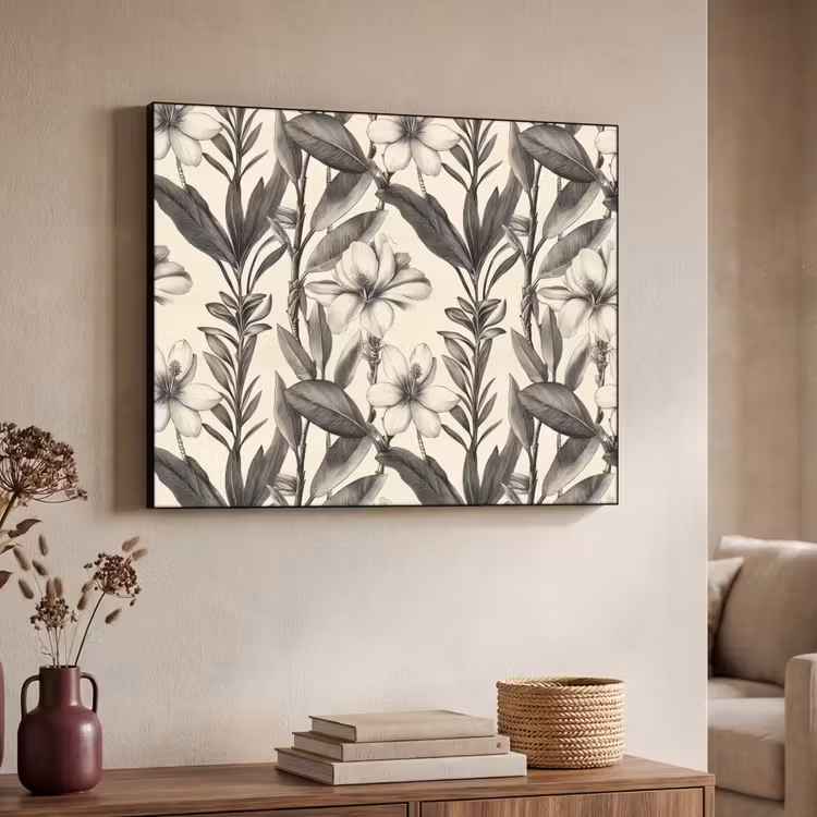 Art Frame - Klassiek - Botanisch - Zwart - Beige — 4