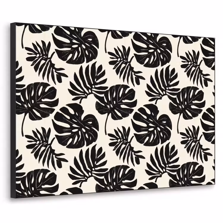 Art Frame - Modern - Monstera - Zwart — 1