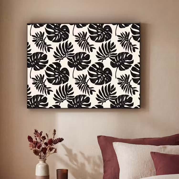 Art Frame - Modern - Monstera - Zwart — 2