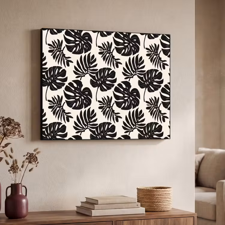Art Frame - Modern - Monstera - Zwart — 4