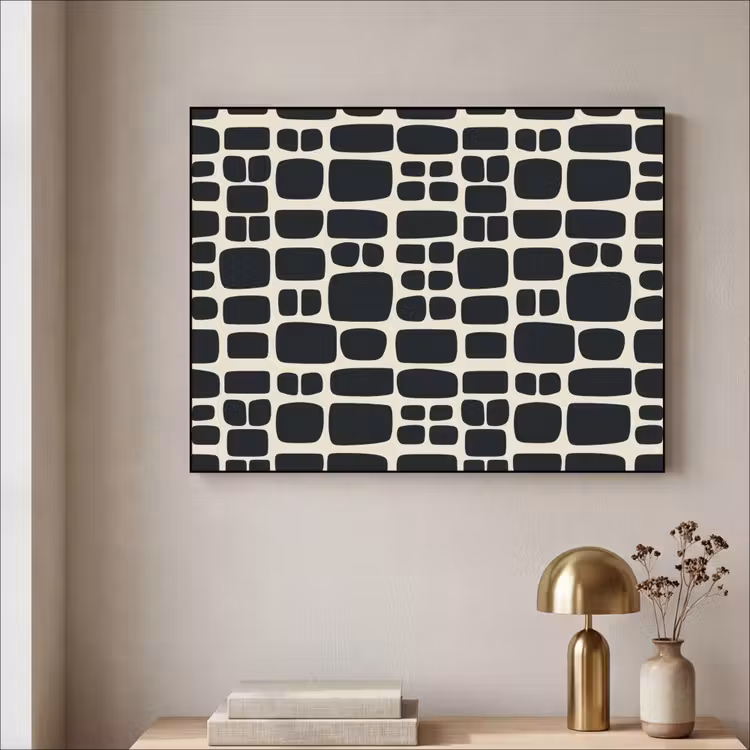 Art Frame - Modern - Organisch - Zwart — 3