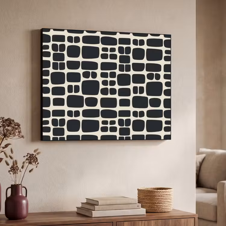 Art Frame - Modern - Organisch - Zwart — 4