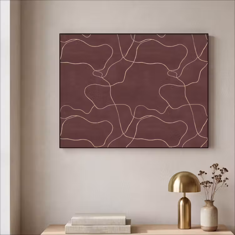 Art Frame - Abstract - Modern - Bruin — 3
