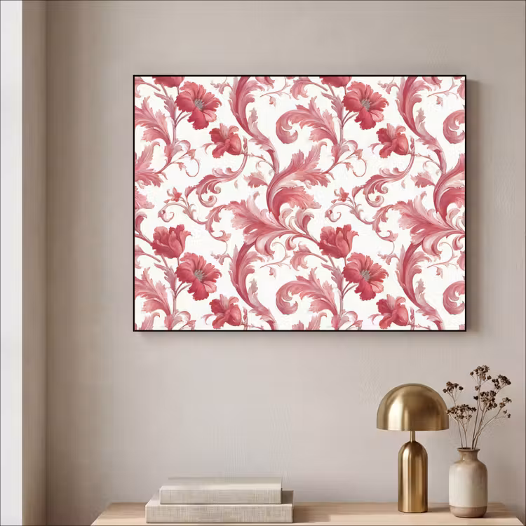 Art Frame - Barok - Patroon - Rood — 3