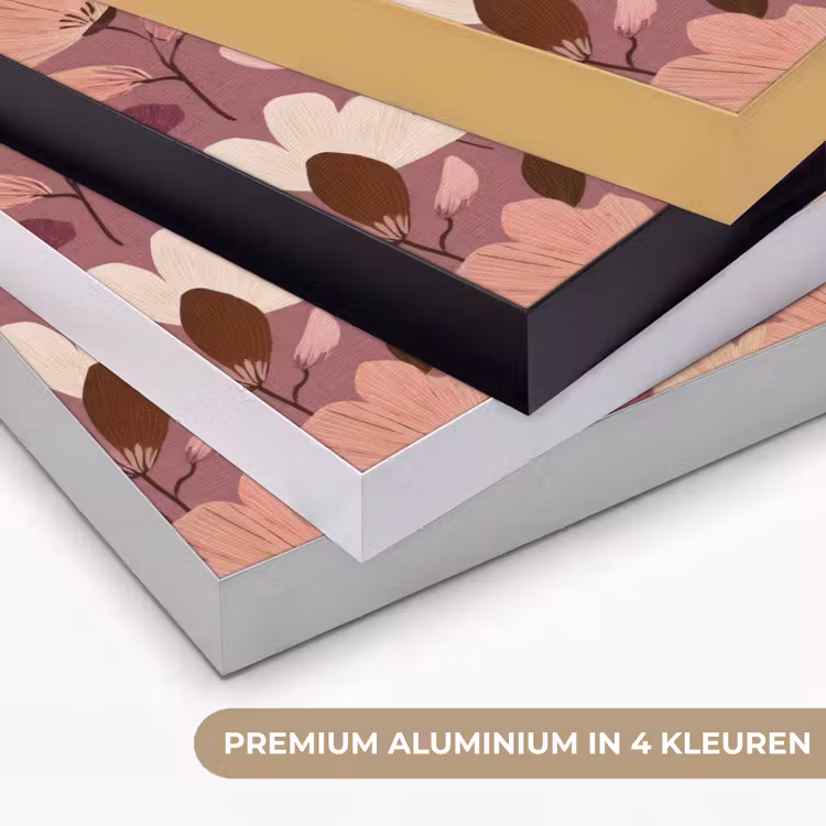 Art Frame - Bloem - Patroon - Roze — 5