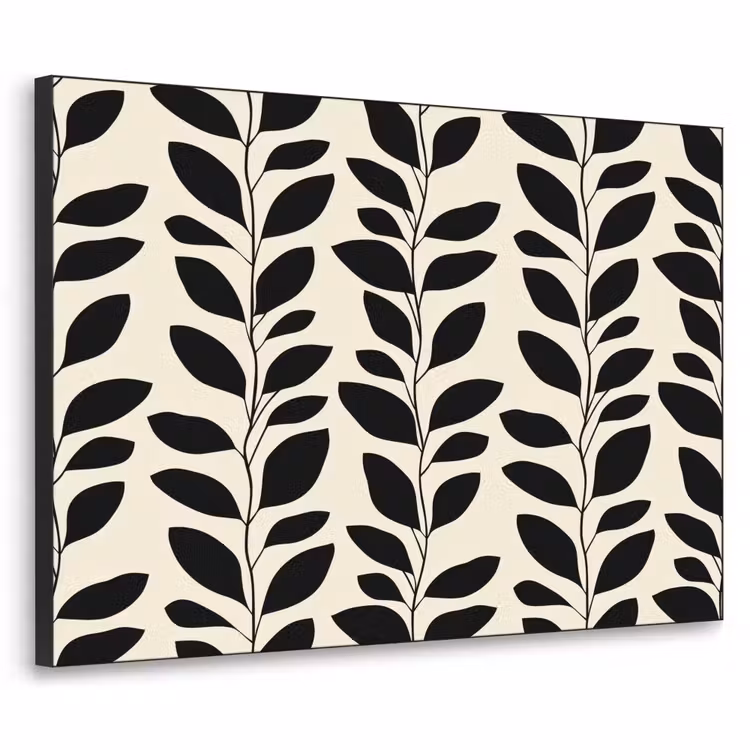 Art Frame - Botanisch - Dessin - Zwart - Beige — 1