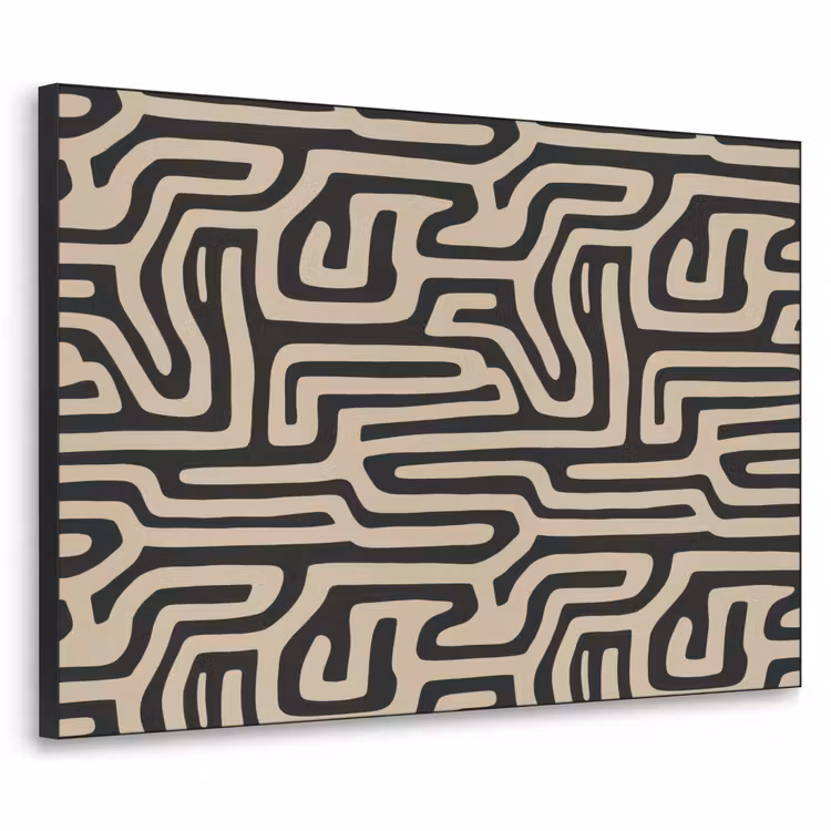 Art Frame - Grafisch - Lijnen - Zwart — 1
