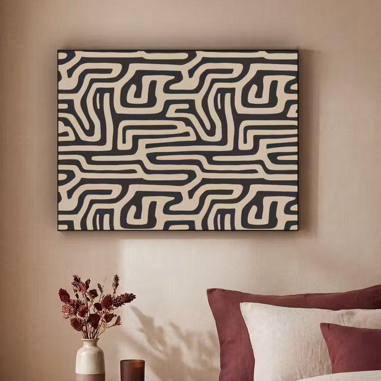 Art Frame - Grafisch - Lijnen - Zwart — 2