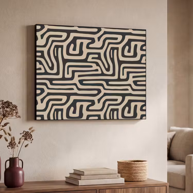 Art Frame - Grafisch - Lijnen - Zwart — 4