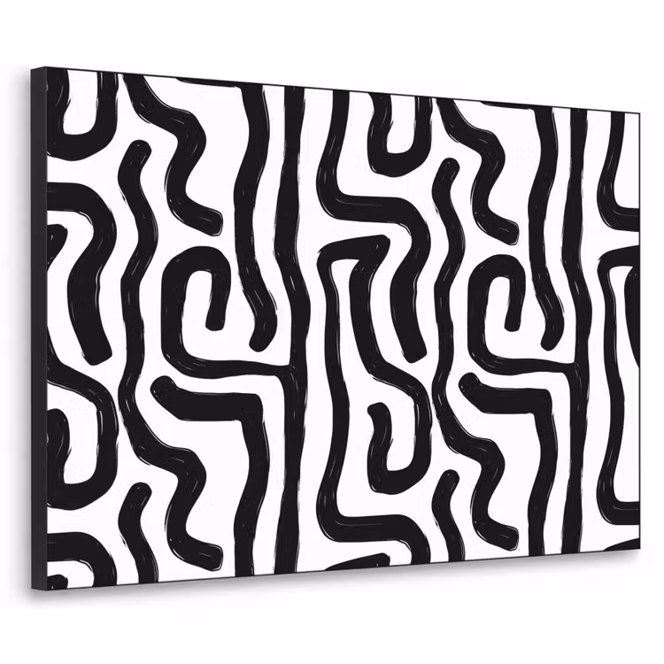 Art Frame - Modern - Lijnen - Zwart — 1