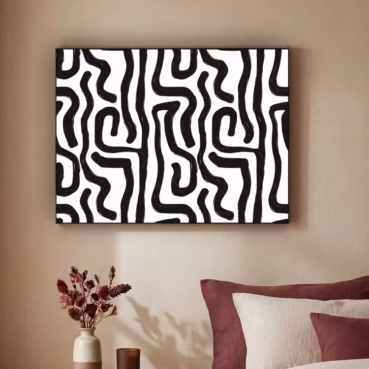Art Frame - Modern - Lijnen - Zwart — 2