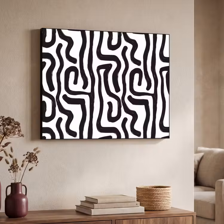 Art Frame - Modern - Lijnen - Zwart — 4