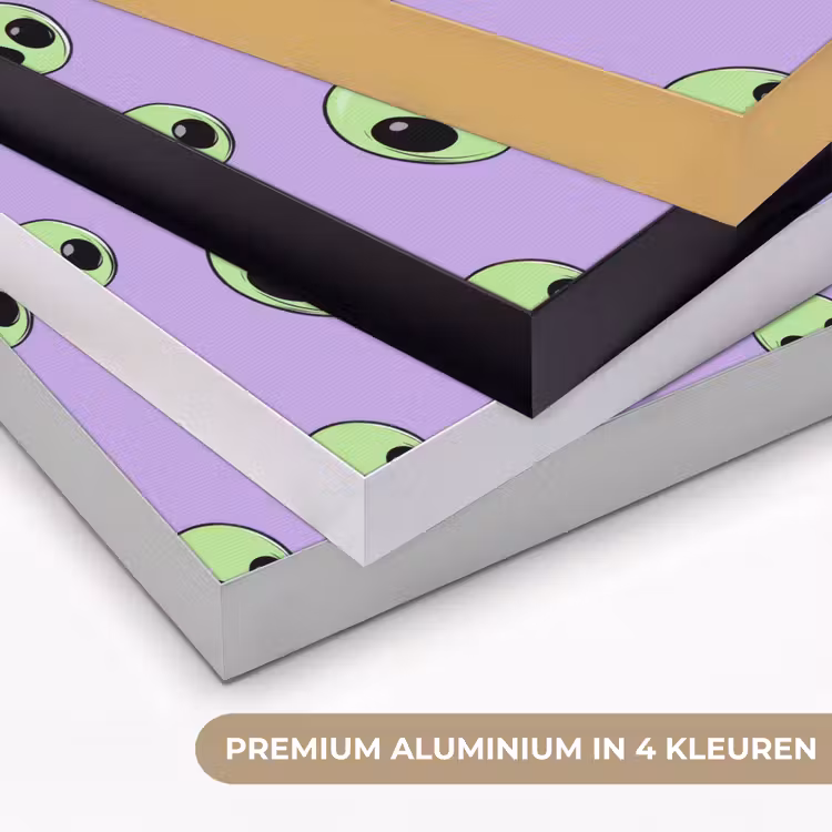 Art Frame - Alien - Retro - Lila — 5