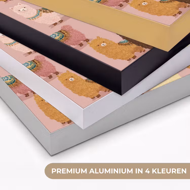 Art Frame - Alpaca's - Patroon - Kleurrijk — 5