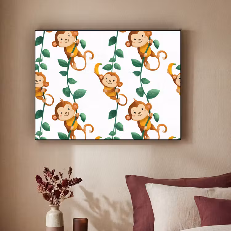 Art Frame - Apen - Lianen - Kleurrijk — 2