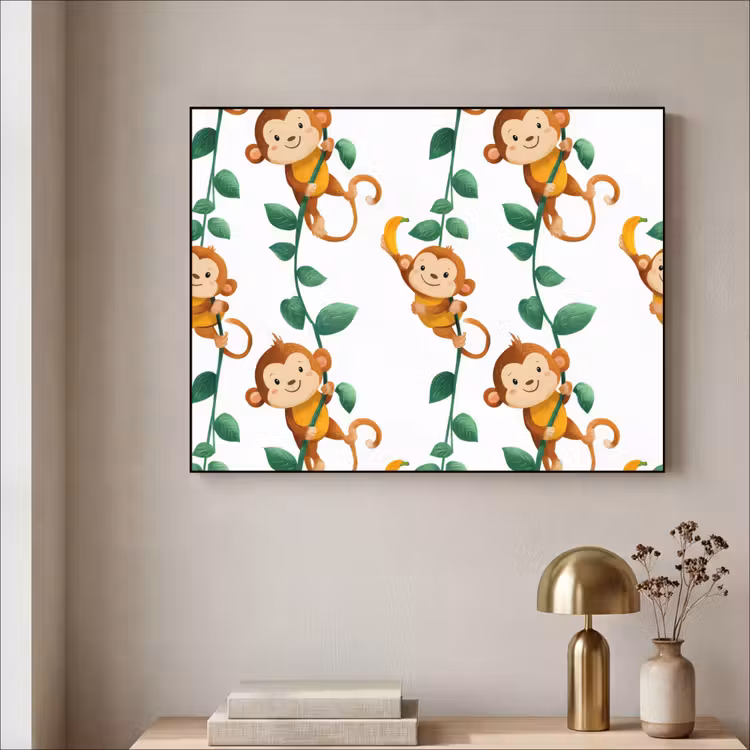 Art Frame - Apen - Lianen - Kleurrijk — 3