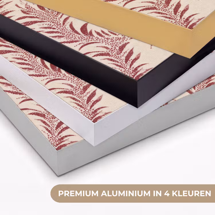 Art Frame - Bladeren - Linnen - Rood — 5