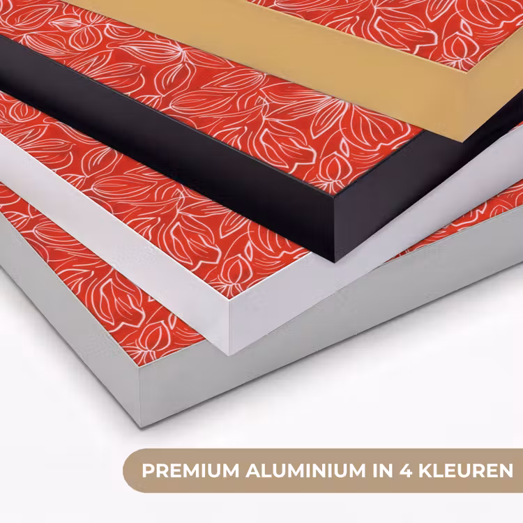 Art Frame - Bloemen - Patroon - Rood — 5