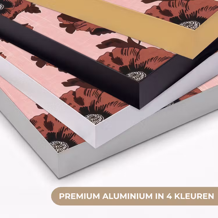 Art Frame - Bloemen - Retro - Rood — 5